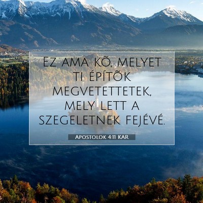 Apostolok 4:11 Bibliai vers magyarázata