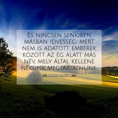 Apostolok 4:12 KAR Bibliai verskép