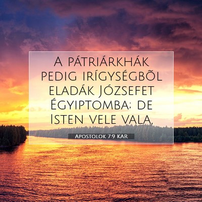 Apostolok 7:9 KAR Bibliai verskép