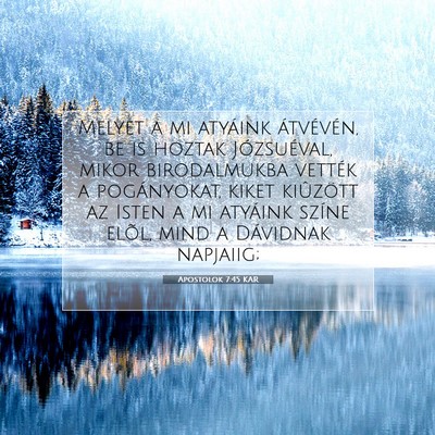 Apostolok 7:45 KAR Bibliai verskép