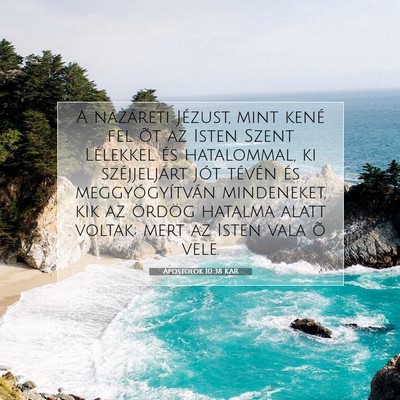 Apostolok 10:38 KAR Bibliai verskép