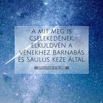 Apostolok 11:30 KAR Bibliai verskép