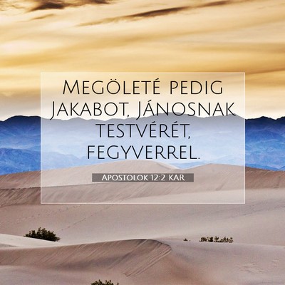 Apostolok 12:2 KAR Bibliai verskép