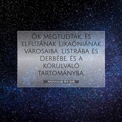 Apostolok 14:6 KAR Bibliai verskép