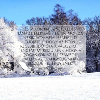 Apostolok 15:7 KAR Bibliai verskép