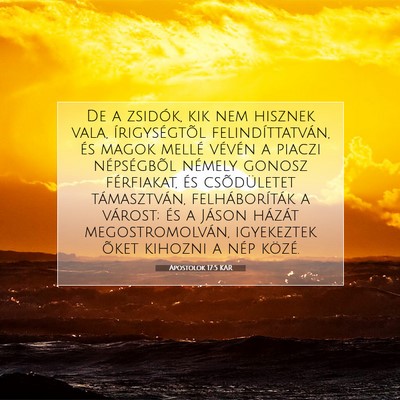 Apostolok 17:5 KAR Bibliai verskép
