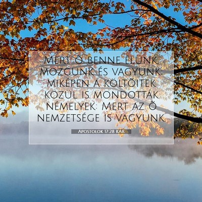 Apostolok 17:28 KAR Bibliai verskép