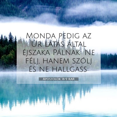 Apostolok 18:9 KAR Bibliai verskép
