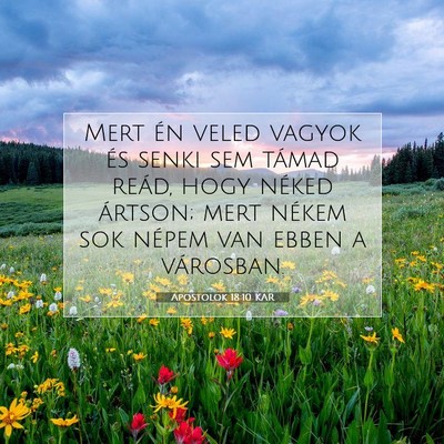 Apostolok 18:10 Bibliai vers magyarázata