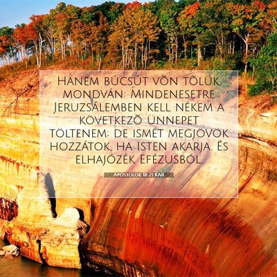 Apostolok 18:21 Bibliai vers magyarázata