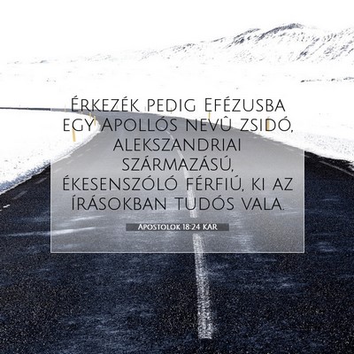 Apostolok 18:24 Bibliai vers magyarázata