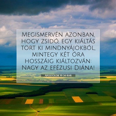 Apostolok 19:34 KAR Bibliai verskép