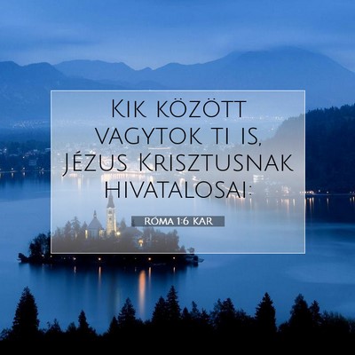 Róma 1:6 Bibliai vers magyarázata