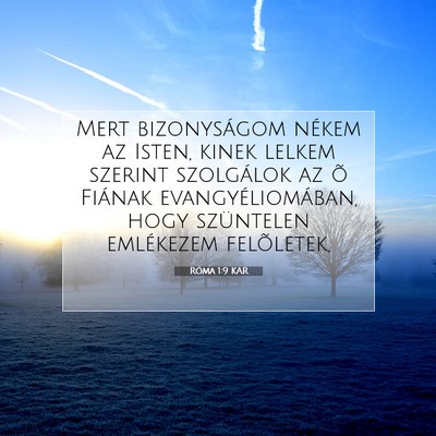 Róma 1:9 Bibliai vers magyarázata