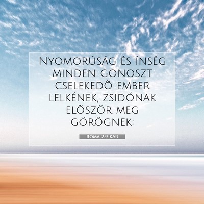 Róma 2:9 KAR Bibliai verskép