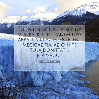 Róma 4:5 KAR Bibliai verskép