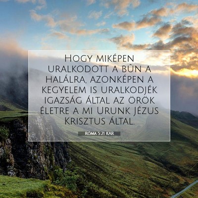 Róma 5:21 KAR Bibliai verskép