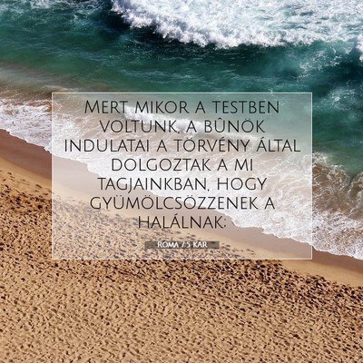 Róma 7:5 KAR Bibliai verskép