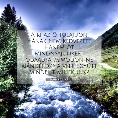 Róma 8:32 KAR Bibliai verskép