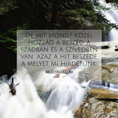 Róma 10:8 KAR Bibliai verskép