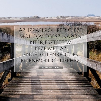 Róma 10:21 KAR Bibliai verskép