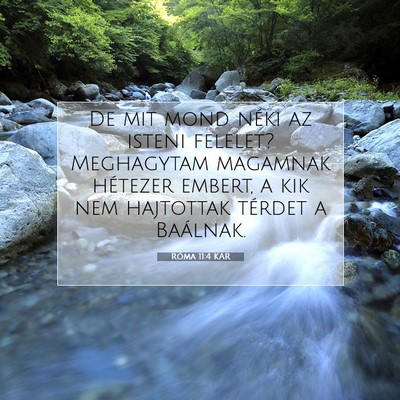 Róma 11:4 KAR Bibliai verskép