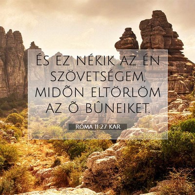 Róma 11:27 KAR Bibliai verskép