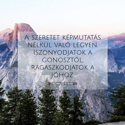 Róma 12:9 KAR Bibliai verskép