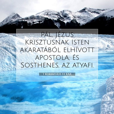 1 Korinthus 1:1 Bibliai vers magyarázata