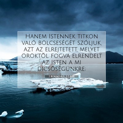 1 Korinthus 2:7 KAR Bibliai verskép