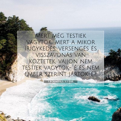 1 Korinthus 3:3 KAR Bibliai verskép