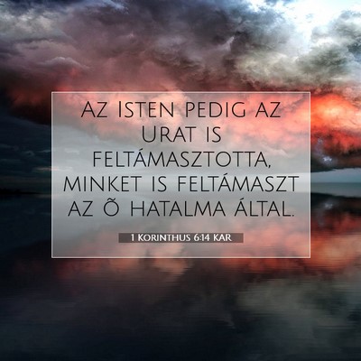 1 Korinthus 6:14 KAR Bibliai verskép
