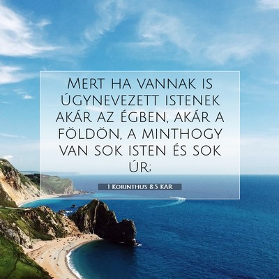 1 Korinthus 8:5 KAR Bibliai verskép