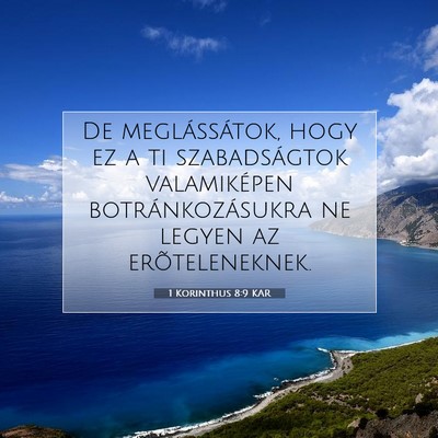 1 Korinthus 8:9 KAR Bibliai verskép