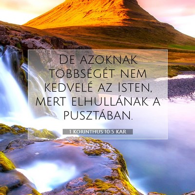1 Korinthus 10:5 KAR Bibliai verskép