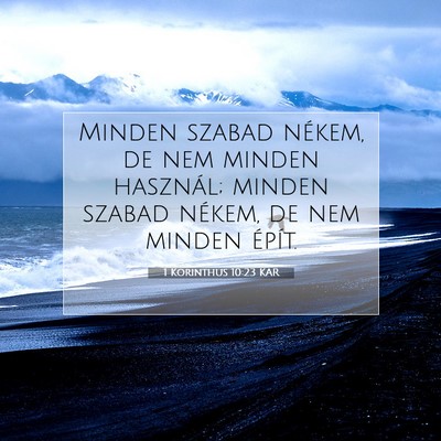1 Korinthus 10:23 KAR Bibliai verskép