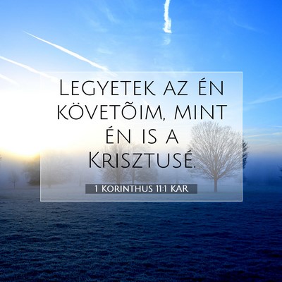 1 Korinthus 11:1 KAR Bibliai verskép