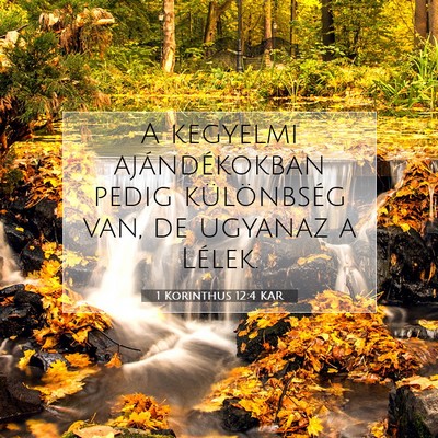 1 Korinthus 12:4 KAR Bibliai verskép