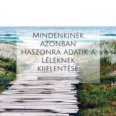 1 Korinthus 12:7 KAR Bibliai verskép