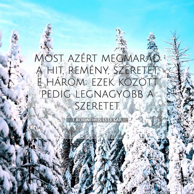 1 Korinthus 13:13 KAR Bibliai verskép