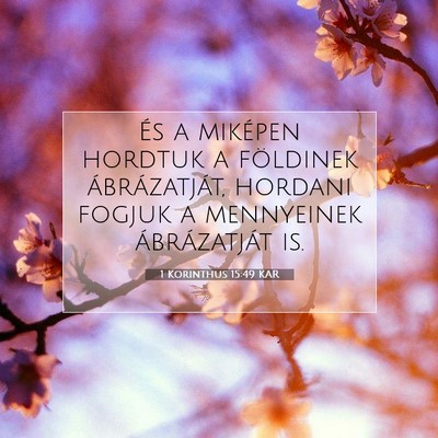 1 Korinthus 15:49 KAR Bibliai verskép