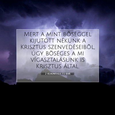 2 Korinthus 1:5 Bibliai vers magyarázata