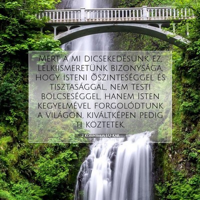 2 Korinthus 1:12 Bibliai vers magyarázata