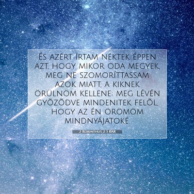 2 Korinthus 2:3 KAR Bibliai verskép