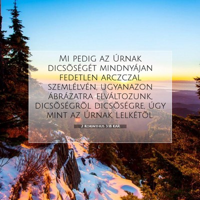 2 Korinthus 3:18 KAR Bibliai verskép