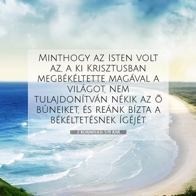 2 Korinthus 5:19 KAR Bibliai verskép