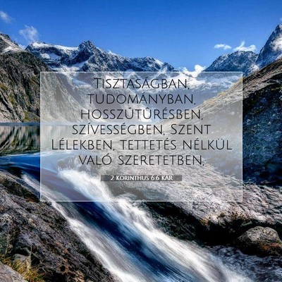2 Korinthus 6:6 KAR Bibliai verskép