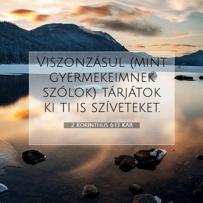 2 Korinthus 6:13 KAR Bibliai verskép