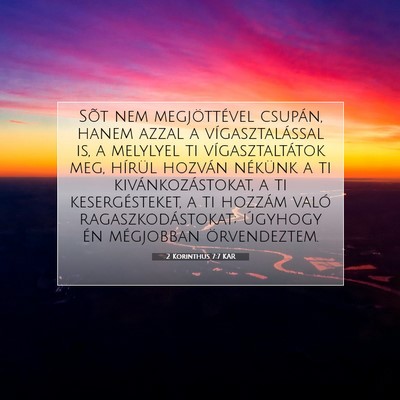2 Korinthus 7:7 KAR Bibliai verskép