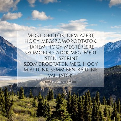 2 Korinthus 7:9 KAR Bibliai verskép
